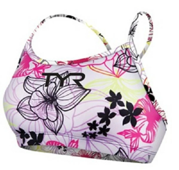 TYR Women's Tahitian Garden Thin Strap Power Support Top