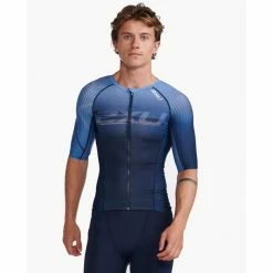 2XU Men's Aero Sleeved Tri Top - 2023